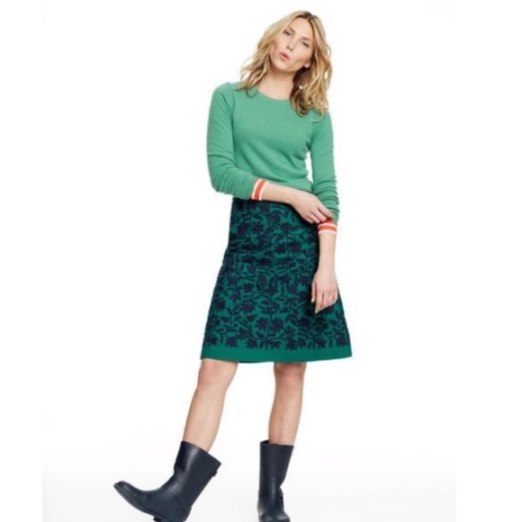 Boden Dresses & Skirts - Boden Fancy Embroidered A-line skirt cotton 10